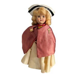 Vintage Curity Nurse Advertising Doll 7" Sleep Eyes Medical Promotional Souvenir